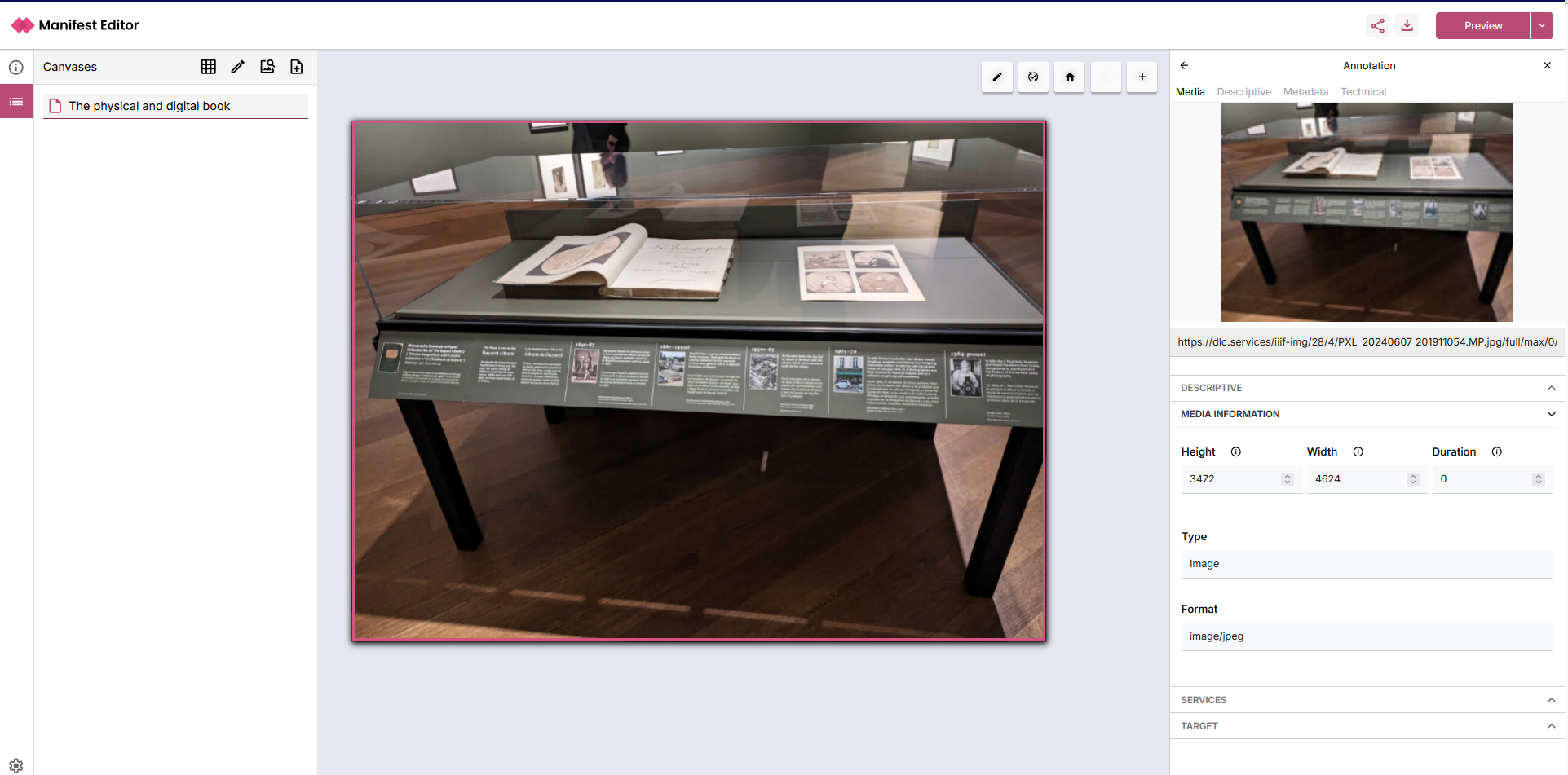 Whole canvas area targetted