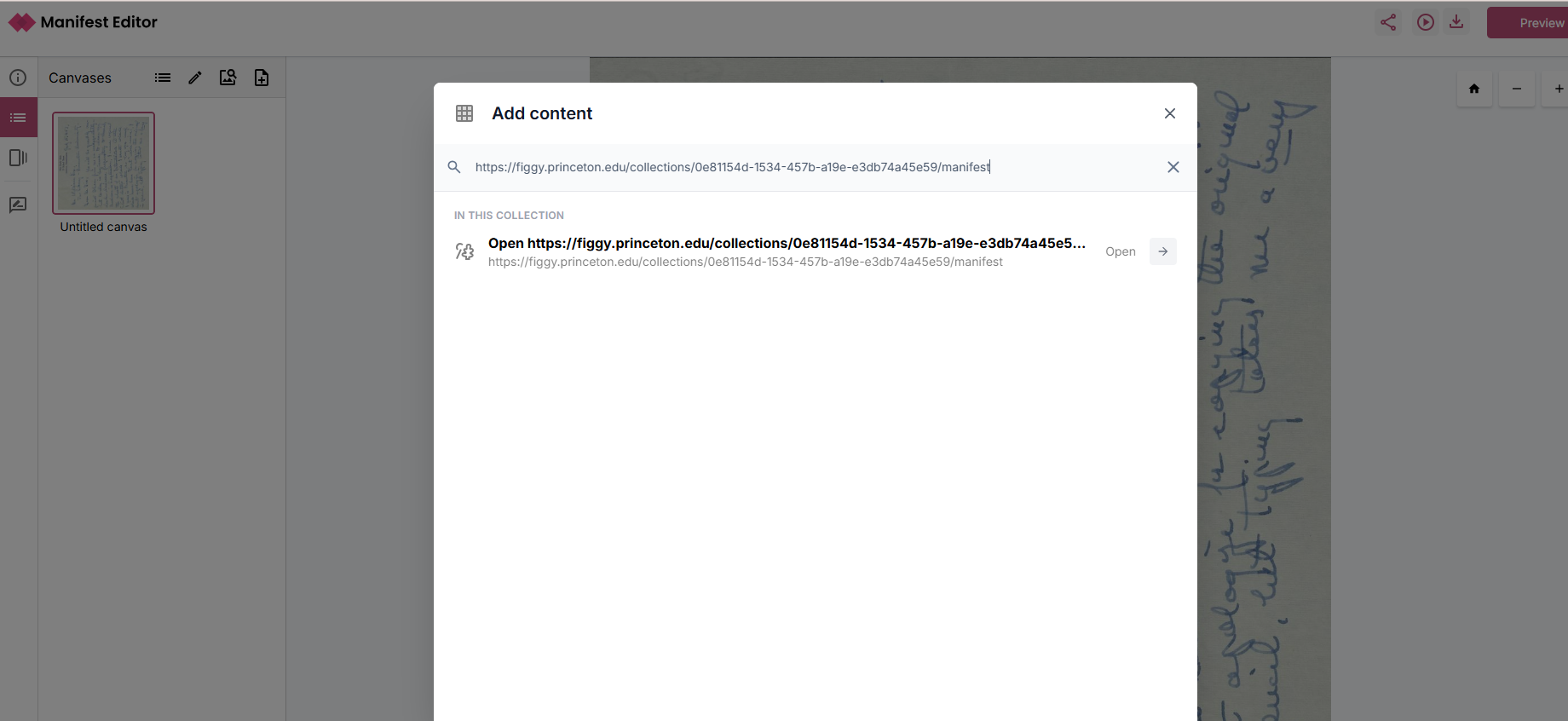 Use IIIF Browser to find content