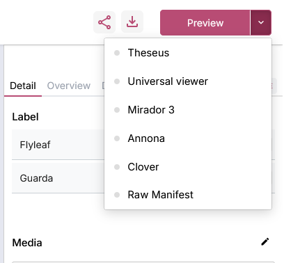 Previewing a change