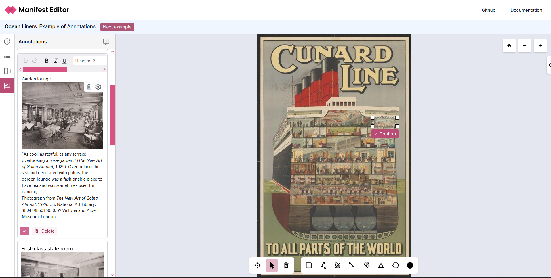Annotation Editing screenshot