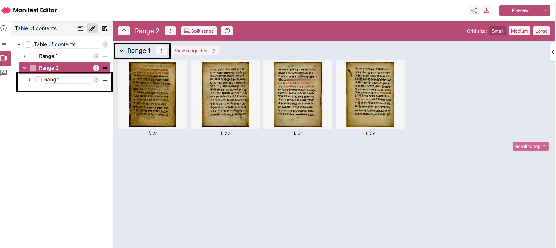Canvases in new sub-range